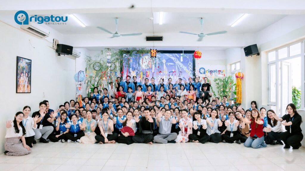 Học viên và cán bộ nhân viên Arigatou tại lễ hội Tanabata